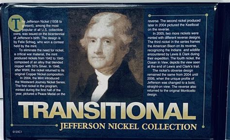 Transitional Jefferson Nickel Collection - Complete Jefferson ...