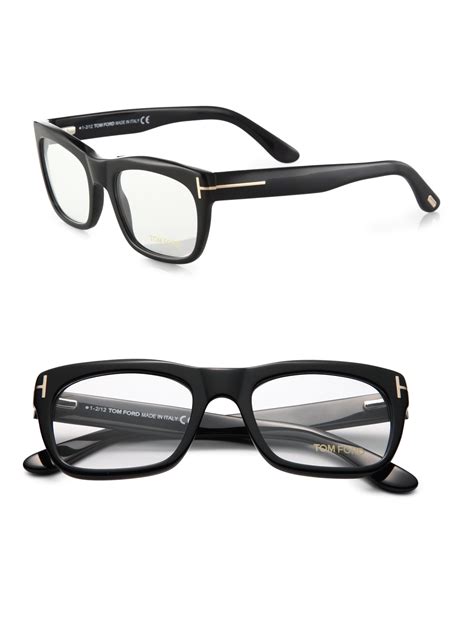 Tom Ford Shiny Optical Frames in Black for Men | Lyst