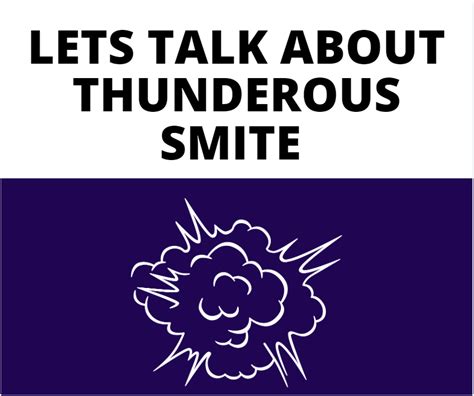 Let’s Talk About Thunderous Smite in DnD 5e - The GM Says