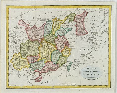 Map of China. - Old map by NEELE, S. J.