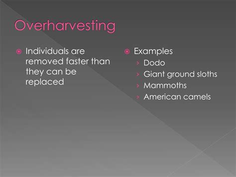 PPT - Overharvesting PowerPoint Presentation, free download - ID:1957254