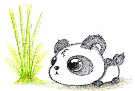 Baby Panda Bear by IL-JA on deviantART | Panda art, Panda drawing, Panda drawings