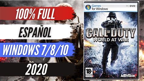 Juan Tutoriales PC: Descargar Call Of Duty World At War PC [Actualizado 2020] 👉Windows 7/8/10👈 ...