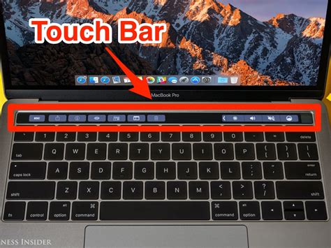 MacBook Pro TouchBar-