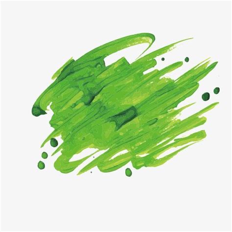 Green Watercolor Brush Strokes Ink Brush Effect | Green watercolor, Watercolor brushes ...