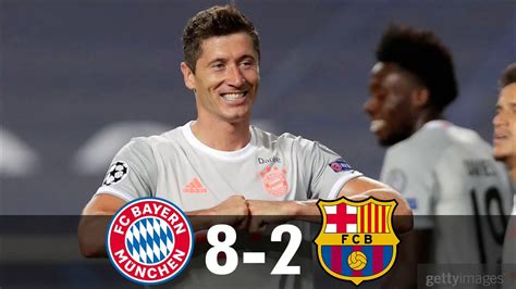 Bayern vs Barcelona 8−2 − All Goals & Extended Highlights −2020 - YouTube