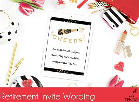 Retirement Party Invitation Wording