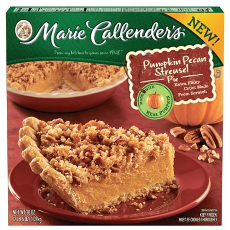 Marie Callender's Pumpkin Pecan Streusel Pie, 38 oz - Kroger