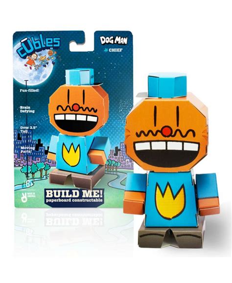 Cubles Dog Man Chief from Dav Pilkey Buildable STEM Toy & Reviews - All Toys - Macy's