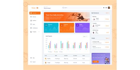 Fitness App Dashboard | Figma