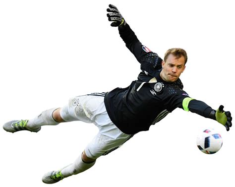 Manuel Neuer Germany football render - FootyRenders