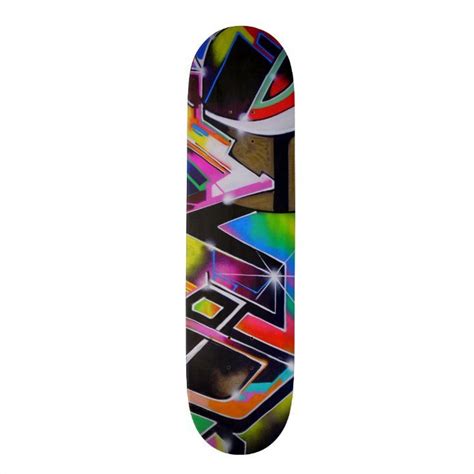 Graffiti skateboard | Zazzle | Graffiti, Skateboard, Custom skateboards