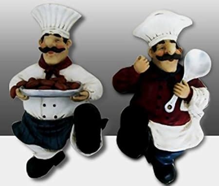 Fat Chef Kitchen Wall Art Decoration Hanger D64207: Amazon.co.uk: Kitchen & Home