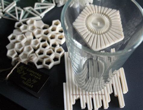 These Elegant 3D Printed Coasters Inspired by Nature are Works of Art ...