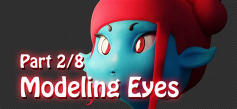 How To Create A Character In Blender - Part 2/8 - Modeling The Eyes - BlenderNation