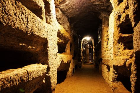 The catacombs of St. Callixtus, Rome