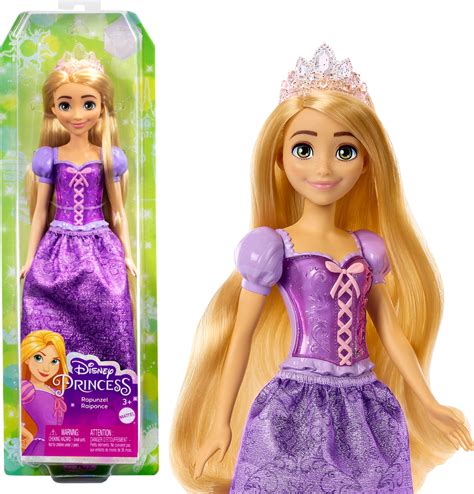 Buy Mattel Disney Princess Dolls, Rapunzel Posable Fashion Doll with ...