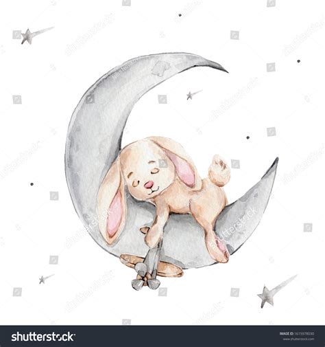 887 Bunny Sleeping Watercolor Images, Stock Photos & Vectors | Shutterstock