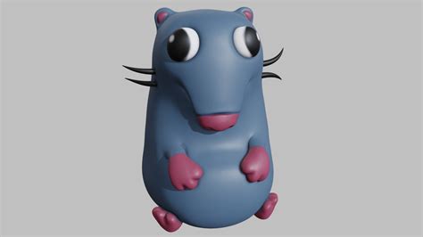 Stupid Rat - Download Free 3D model by happyhead [da1ddc7] - Sketchfab