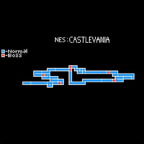 NES Castlevania (SotN Map Style) by RoJames07 on DeviantArt