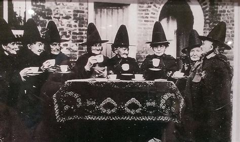 Photo postcard--"Witches coven, Norfolk," (England) date ? | Halloween picture books, Witch ...