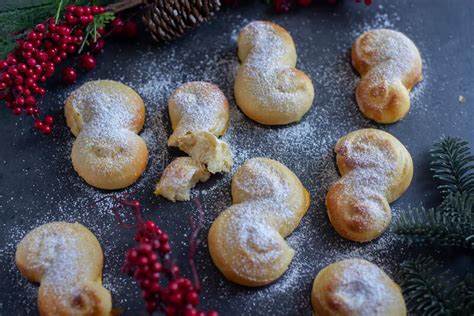 Lussekatter, Sweet Swedish Buns Baked with Saffron Stock Photo - Image of bakery, bread: 261167896