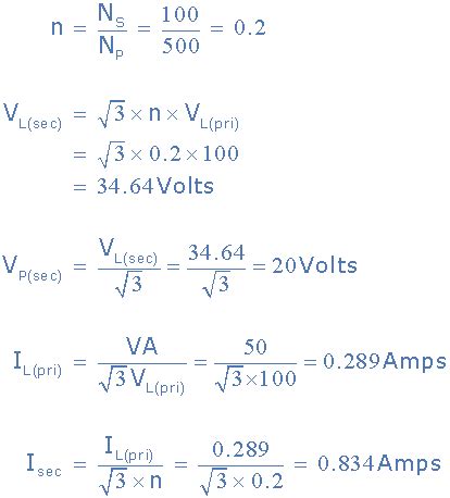 Three Phase Transformer Connections and Basics