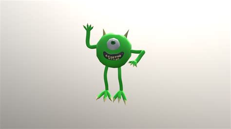 Mike Wazowski from Monsters Inc - Download Free 3D model by CobyPal (@cobyp) [de5bc75] - Sketchfab