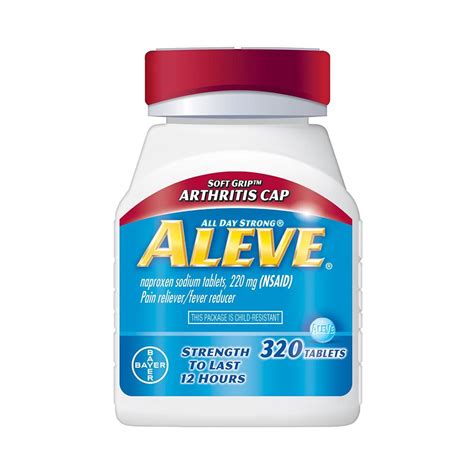 Aleve - Pain Reliever Fever Reducer Tablets, Arthritis Cap (320 ct.) | eBay