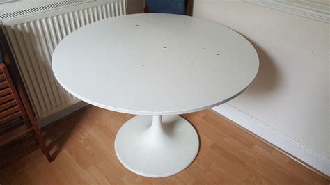 IKEA Round white tulip dining/kitchen table (sits 4-5) Collection only | in Buxton, Derbyshire ...
