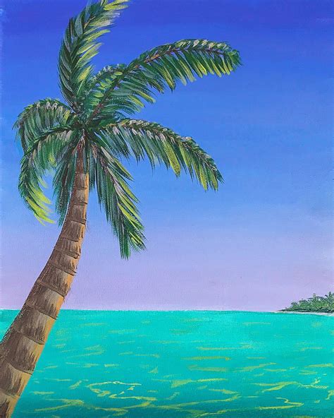 How to paint palm trees in acrylics – Artofit