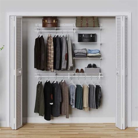 ClosetMaid All Purpose/Linen 8-ft X 12-in White Universal Wire Shelf ...