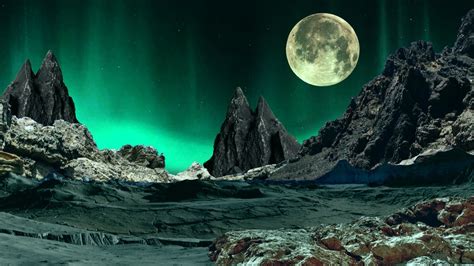 Green Moon Wallpapers - Wallpaper Cave