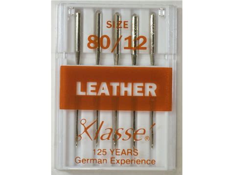 MJTrends: Xlasse: Leather needles 80/12