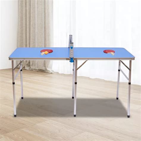 FOLDABLE PING PONG Table with Net Indoor Outdoor Tennis Table Ping Pong Foldable $76.00 - PicClick