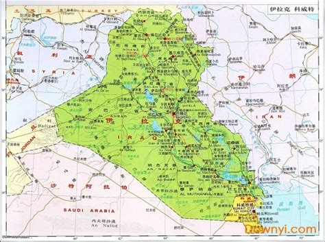 科威特地图中文版下载-科威特地图高清版下载免费版-当易网