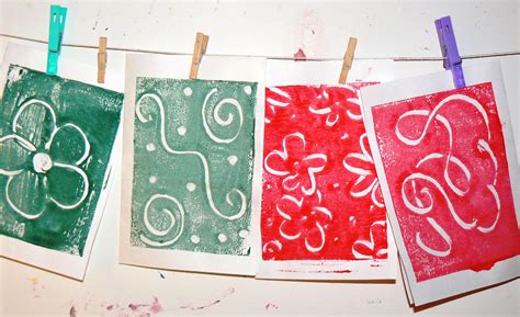 Fun & Easy Kids Art Idea: Monoprints