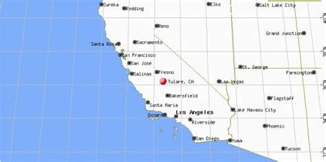 Map Of Tulare County California | secretmuseum