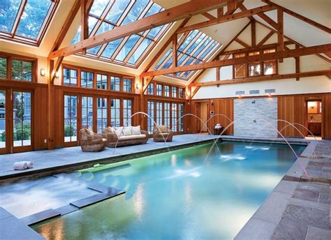 Amazing indoor swimming pools ideas (45) | Indoor swimming pool design ...