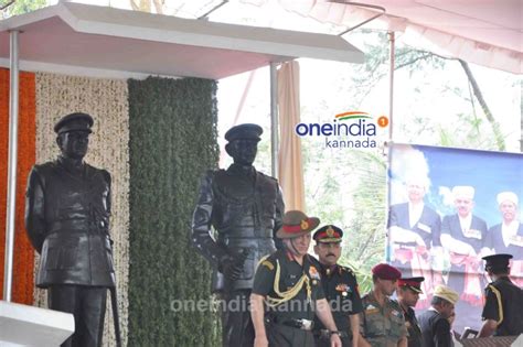 Army Chief General Bipin Rawat Unveiles Marshal Cariappa And Timmayya Statue In Madikeri Photos ...