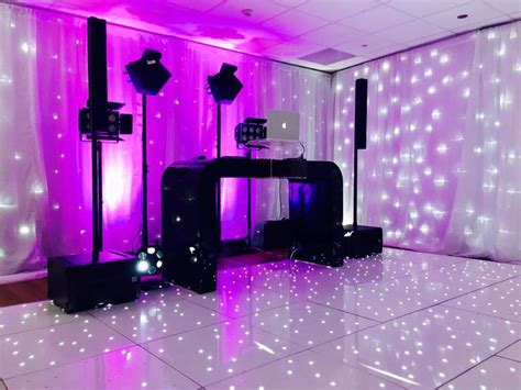 Private House - White LED Dancefloor & 4ft Light Up LOVE - Lizard Audio Ltd Equipment Hire