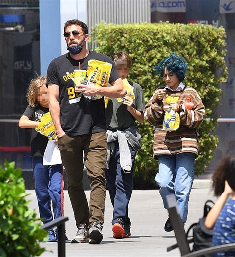 Ben Affleck Takes Jennifer Lopez’s Daughter & His Kids For A Walk ...