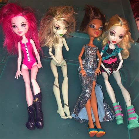 Mattel | Toys | Mattel Monster High Dolls Lots Of 4 | Poshmark