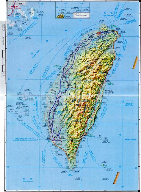 Taiwan Map - Maps of Taiwan