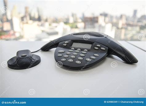 IP Phone - Conference Device Stock Image - Image of global, business: 63980349