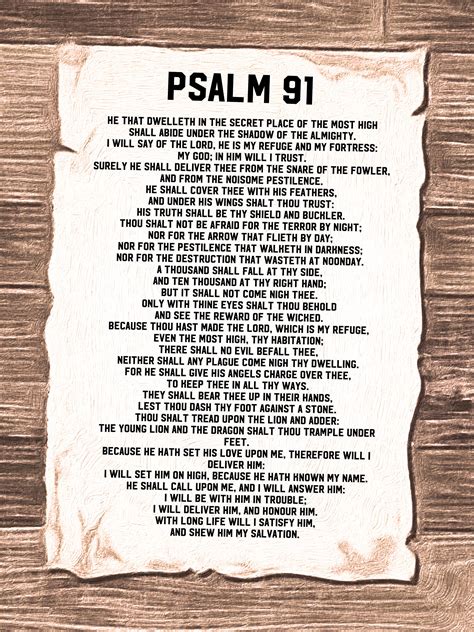 Psalm 91 Printable