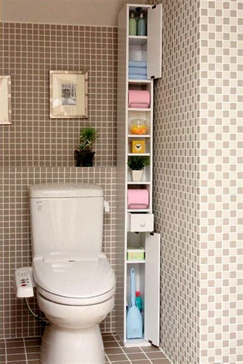 35 Smart DIY Storage Ideas For Tiny Bathroom | HomeMydesign