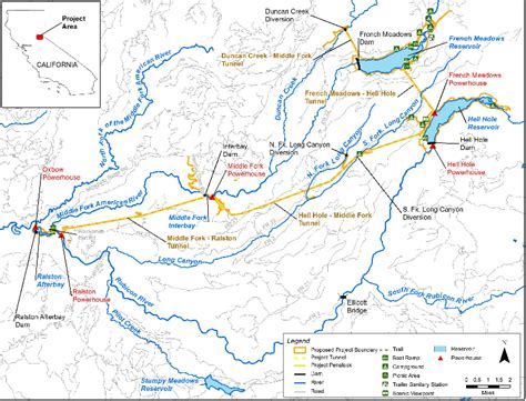 Middle Fork American River Hydroelectric Project Map ~ MAVEN'S NOTEBOOK ...