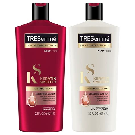 TRESemmé Shampoo and Conditioner 5 Smoothing Benefits in 1 System, 22 ...