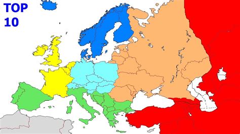 Largest Countries In Europe By Area | Bruin Blog